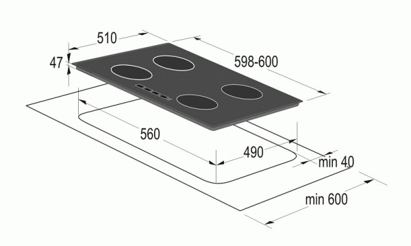 Поверхность GORENJE is 642 axc купить с доставкой по Москве и Московской области в интернет-магазине АваТехно