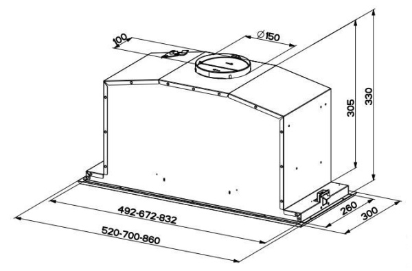 Вытяжка FABER INCA LUX GLASS EV8 X/WH A52 купить с доставкой по Москве и Московской области в интернет-магазине АваТехно