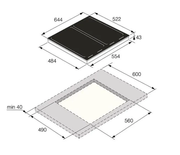 Поверхность ASKO hi1655 m купить с доставкой по Москве и Московской области в интернет-магазине АваТехно