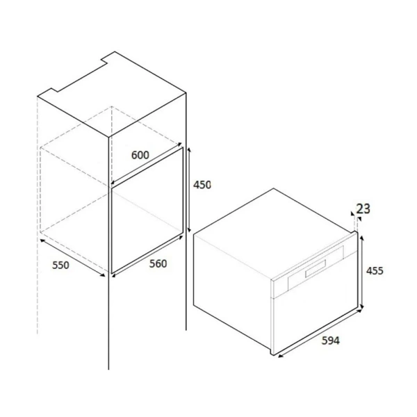 Встраиваемая кофемашина Bertazzoni M45CAFX купить с доставкой по Москве и Московской области в интернет-магазине АваТехно