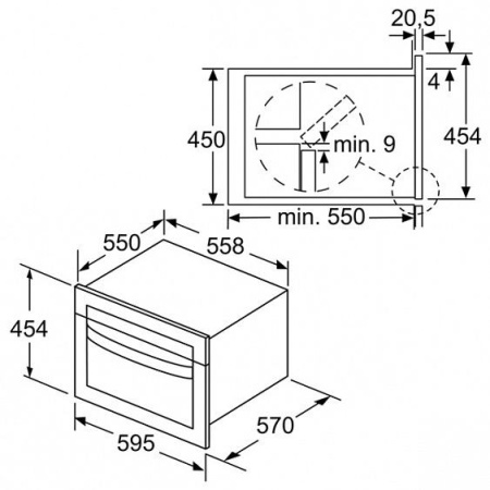Встраиваемая микроволновая печь BOSCH hbc84h501 купить с доставкой по Москве и Московской области в интернет-магазине АваТехно