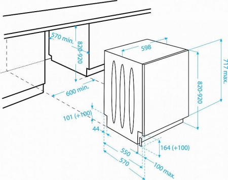 Встраиваемая посудомоечная машина BEKO din 5840 купить с доставкой по Москве и Московской области в интернет-магазине АваТехно