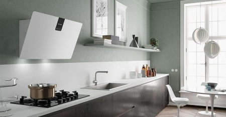 Вытяжка FABER SOFT EDGE BIANCO KOS A80 купить с доставкой по Москве и Московской области в интернет-магазине АваТехно
