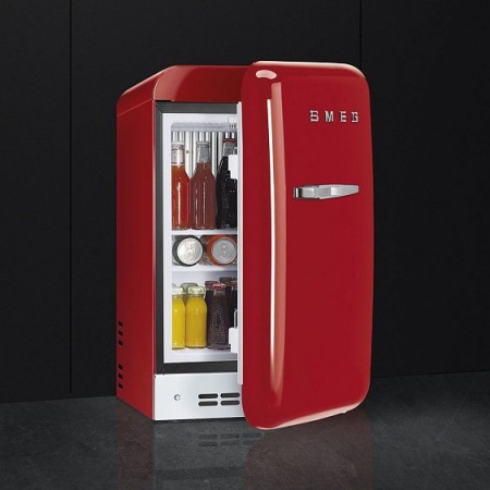 Холодильник SMEG FAB5RRD купить с доставкой по Москве и Московской области в интернет-магазине АваТехно