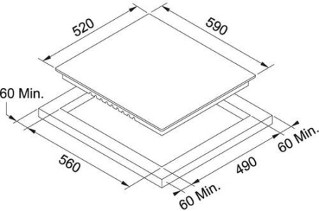 Варочная поверхность Franke FHR603CTDBK (108.0530.022) купить с доставкой по Москве и Московской области в интернет-магазине АваТехно