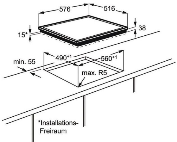 Поверхность AEG hk 65407 rxb купить с доставкой по Москве и Московской области в интернет-магазине АваТехно