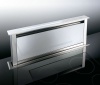 Встраиваемая вытяжка в стол BEST Lift Glass Нерж. сталь+белое стекло 07756005A