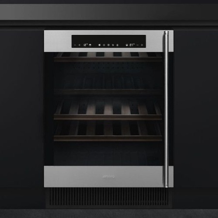 Винный шкаф SMEG CVI338XS купить с доставкой по Москве и Московской области в интернет-магазине АваТехно