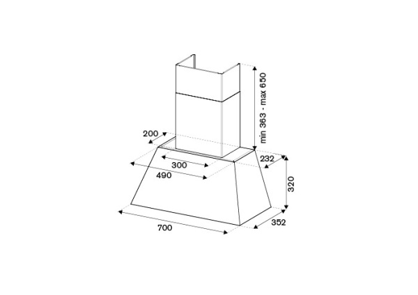 Вытяжка BERTAZZONI KR70HER1ADA купить с доставкой по Москве и Московской области в интернет-магазине АваТехно
