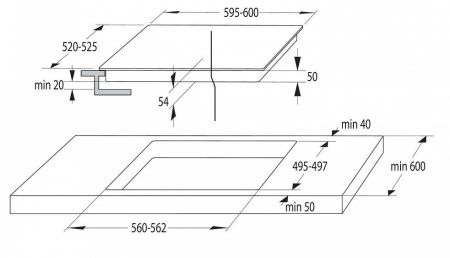 Встраиваемая индукционная варочная панель Gorenje GIS645XC купить с доставкой по Москве и Московской области в интернет-магазине АваТехно