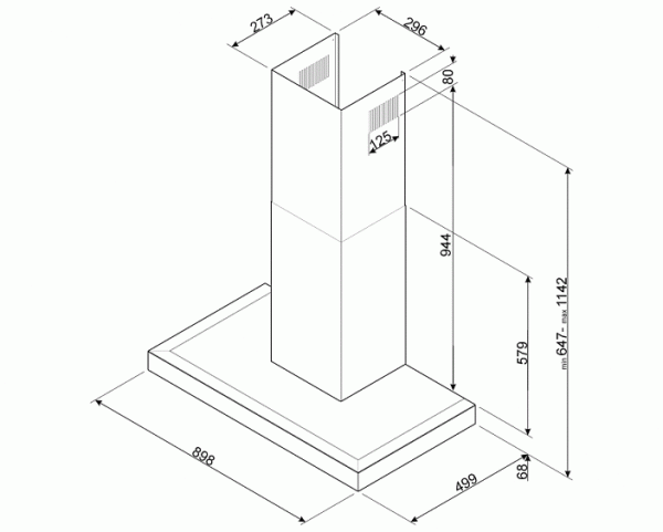 Вытяжка SMEG KS9500XE купить с доставкой по Москве и Московской области в интернет-магазине АваТехно
