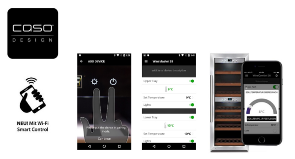 Винный шкаф Caso WineChef Pro 126 купить с доставкой по Москве и Московской области в интернет-магазине АваТехно