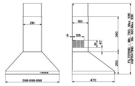 Вытяжка Faber STRIP SMART PB X A90 купить с доставкой по Москве и Московской области в интернет-магазине АваТехно