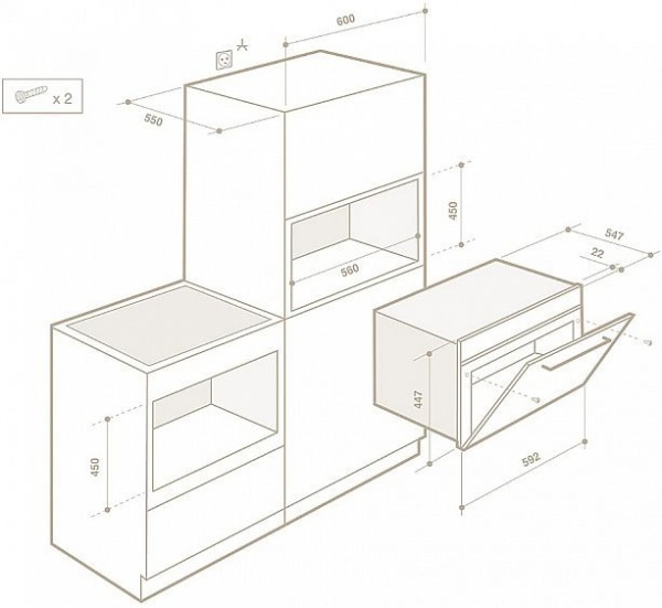 Духовой шкаф DE DIETRICH dom 1195 w купить с доставкой по Москве и Московской области в интернет-магазине АваТехно