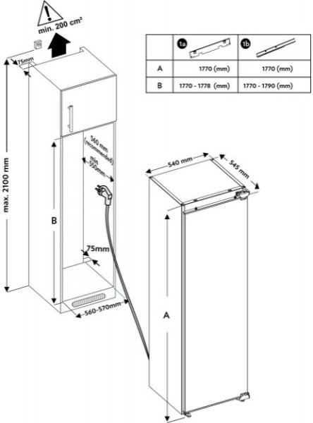 Холодильник Schaub Lorenz SL SE310WE купить с доставкой по Москве и Московской области в интернет-магазине АваТехно