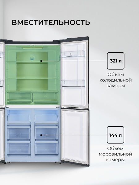 Холодильник LEX LCD505MgID купить с доставкой по Москве и Московской области в интернет-магазине АваТехно