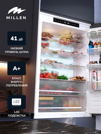 Встраиваемый холодильник MILLEN MBI 193.7D купить с доставкой по Москве и Московской области в интернет-магазине АваТехно