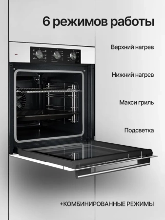 ДУХОВОЙ ШКАФ KUPPERSBERG HF 603 W купить с доставкой по Москве и Московской области в интернет-магазине АваТехно