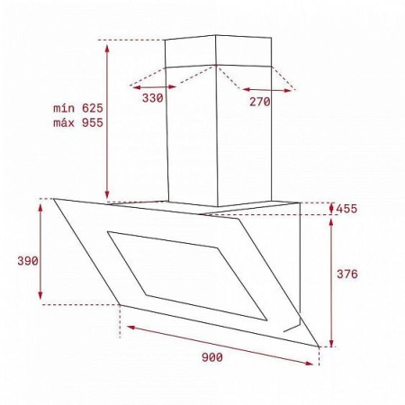 Вытяжка TEKA QUADRO DLV 985 B (40437200) купить с доставкой по Москве и Московской области в интернет-магазине АваТехно