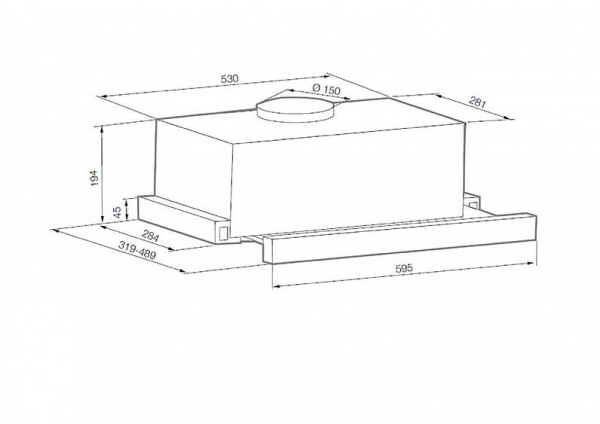 Вытяжка GRAUDE DHF 60.0 E купить с доставкой по Москве и Московской области в интернет-магазине АваТехно