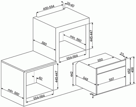 Электрический духовой шкаф SMEG sf4920mcx купить с доставкой по Москве и Московской области в интернет-магазине АваТехно