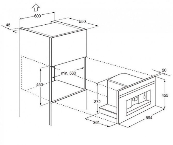 Встраиваемая кофемашина ELECTROLUX EBC  954513 X купить с доставкой по Москве и Московской области в интернет-магазине АваТехно