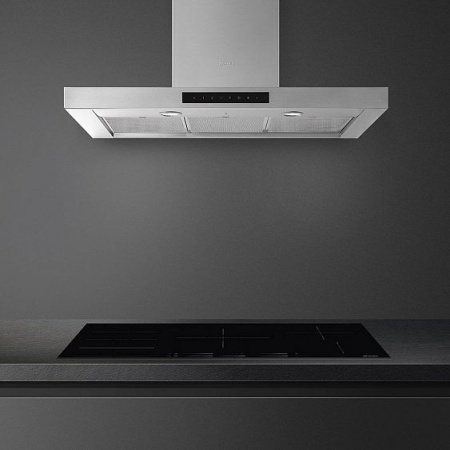 Вытяжка SMEG KICT90BL купить с доставкой по Москве и Московской области в интернет-магазине АваТехно