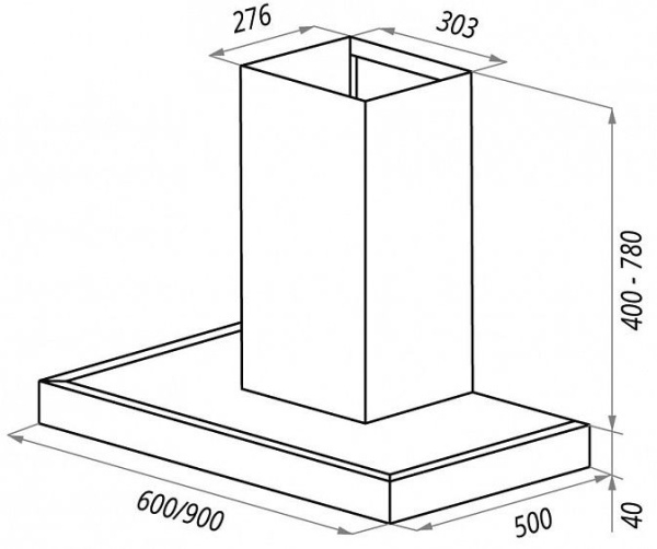 Вытяжка MAUNFELD RODING Slim 60 нержавейка купить с доставкой по Москве и Московской области в интернет-магазине АваТехно
