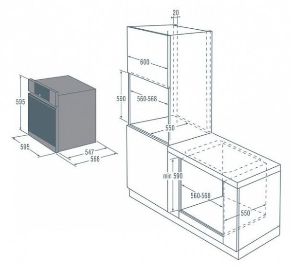 Духовой шкаф GORENJE go 778 x купить с доставкой по Москве и Московской области в интернет-магазине АваТехно