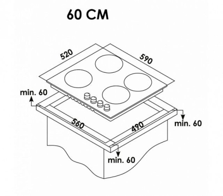 Варочная панель SCHAUB LORENZ SLK GL6220 купить с доставкой по Москве и Московской области в интернет-магазине АваТехно