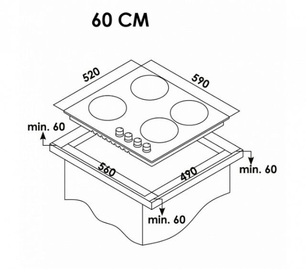 Варочная панель SCHAUB LORENZ SLK GL6220 купить с доставкой по Москве и Московской области в интернет-магазине АваТехно