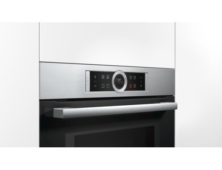Компактный духовой шкаф с свч Bosch CMG633BS1 купить с доставкой по Москве и Московской области в интернет-магазине АваТехно