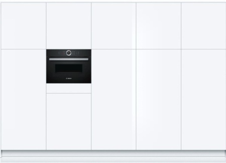 Компактный духовой шкаф с свч Bosch CMG633BB1 купить с доставкой по Москве и Московской области в интернет-магазине АваТехно