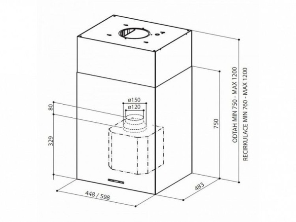 Вытяжка FABER CUBIA IS.GLOSS PLUS EV8 WH A45 купить с доставкой по Москве и Московской области в интернет-магазине АваТехно