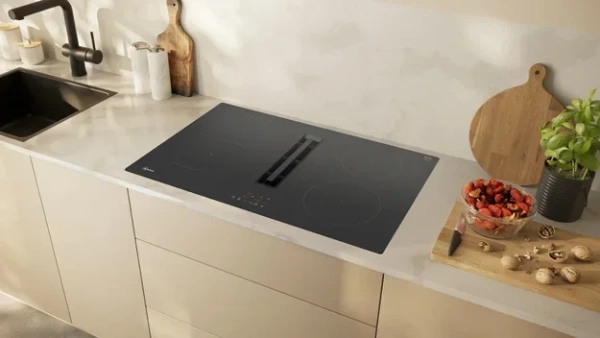 Индукционная панель с вытяжкой Neff V58NBS1L0 купить с доставкой по Москве и Московской области в интернет-магазине АваТехно