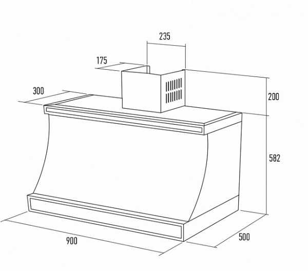Вытяжка KUPPERSBERG t 939 c купить с доставкой по Москве и Московской области в интернет-магазине АваТехно