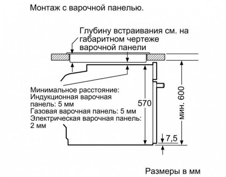 Духовой шкаф BOSCH HBG536YM0R купить с доставкой по Москве и Московской области в интернет-магазине АваТехно