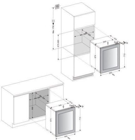 Винный шкаф DUNAVOX DAV-32.81DW.TO купить с доставкой по Москве и Московской области в интернет-магазине АваТехно