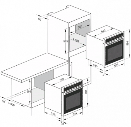 Духовой шкаф KAISER eh 6927 w купить с доставкой по Москве и Московской области в интернет-магазине АваТехно