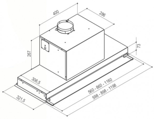 Вытяжка FABER 110.0456.294 FABER ILMA X A90 купить с доставкой по Москве и Московской области в интернет-магазине АваТехно