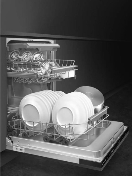 Встраиваемая посудомоечная машина Smeg ST4523IN купить с доставкой по Москве и Московской области в интернет-магазине АваТехно