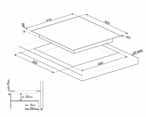 Варочная панель SMEG SE364TD купить с доставкой по Москве и Московской области в интернет-магазине АваТехно