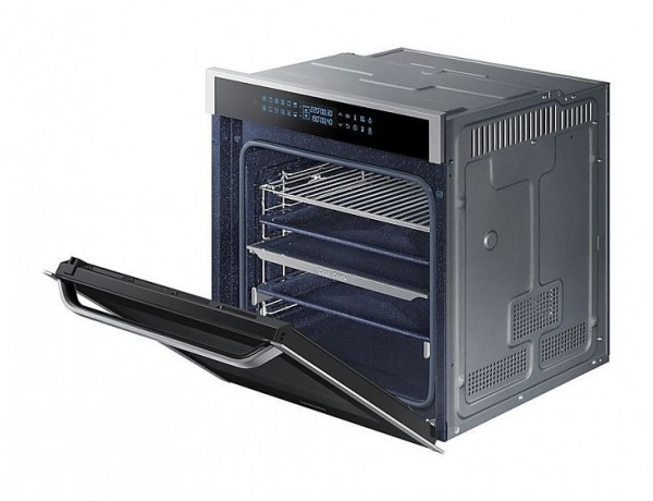 Духовой шкаф Samsung Dual Cook NV75N7546RS нержавеющая сталь купить с доставкой по Москве и Московской области в интернет-магазине АваТехно