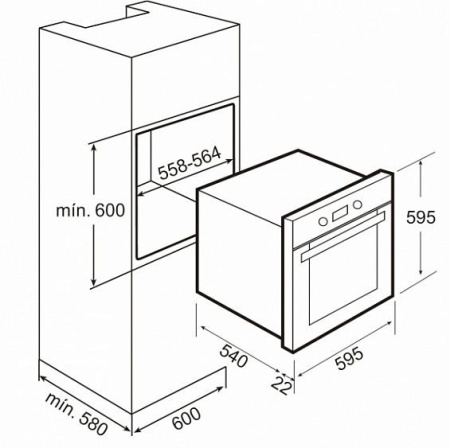 Электрический духовой шкаф TEKA he-735 inox купить с доставкой по Москве и Московской области в интернет-магазине АваТехно