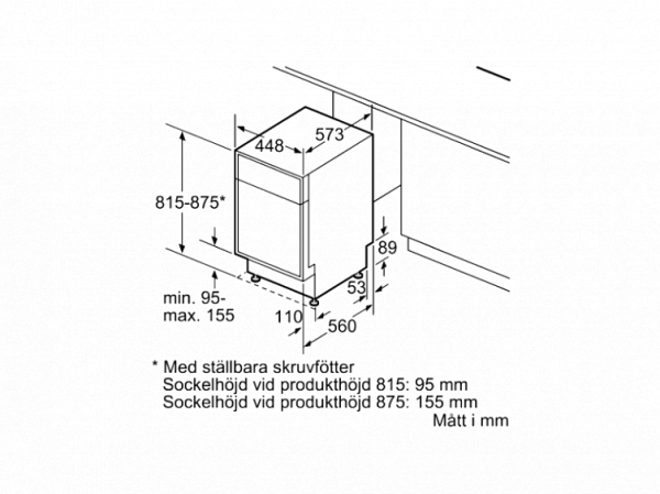 Встраиваемая посудомоечная машина Bosch SPU 45II00S купить с доставкой по Москве и Московской области в интернет-магазине АваТехно