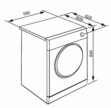 Сушильная машина Smeg DHT83LIN купить с доставкой по Москве и Московской области в интернет-магазине АваТехно