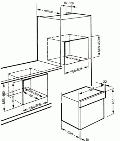 Духовой шкаф SMEG s45mfx2 купить с доставкой по Москве и Московской области в интернет-магазине АваТехно