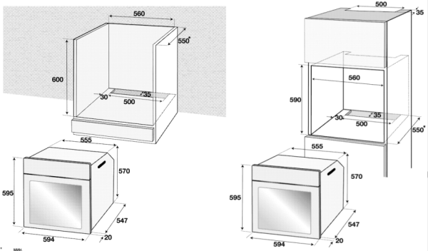 Электрический духовой шкаф BEKO BIRT 24301BRMS Электрический духовой шкаф BEKO BIRT 24301BRMS купить с доставкой по Москве и Московской области в интернет-магазине АваТехно