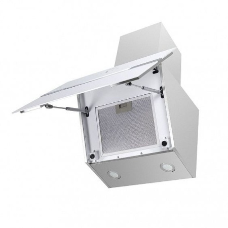 Вытяжка MAUNFELD MERSEY 60 белый/вставка сатин купить с доставкой по Москве и Московской области в интернет-магазине АваТехно