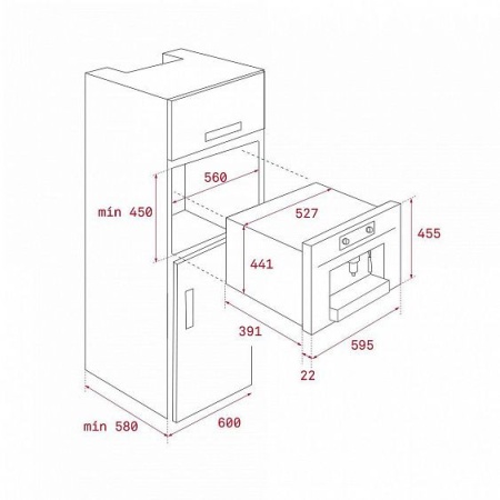 Встраиваемая кофемашина TEKA CLC 855 GM NIGHT RIVER BLACK (111630004) купить с доставкой по Москве и Московской области в интернет-магазине АваТехно